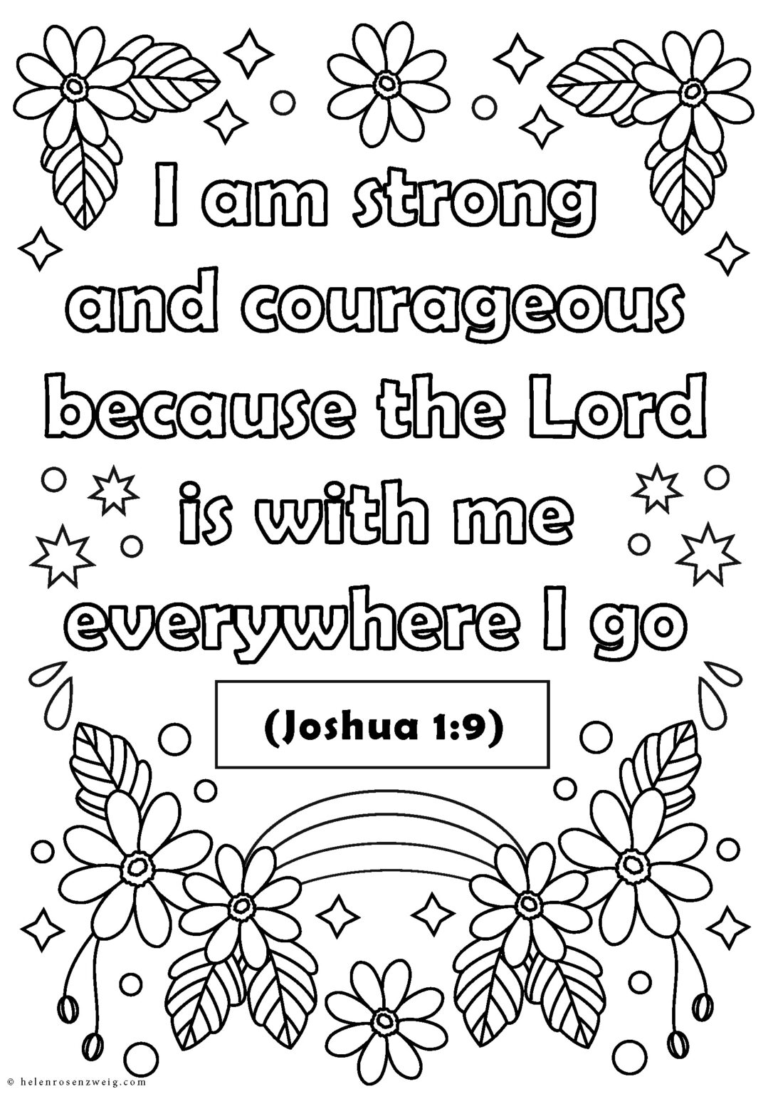 Joshua 1:9 Strong and Courageous
