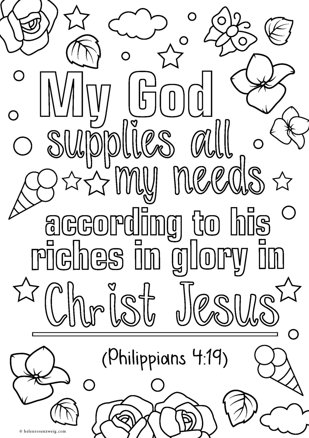 Philippians 4:19 My God Will Supply All My Needs